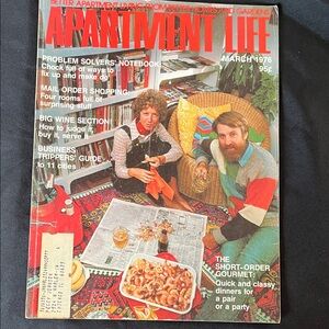 Vtg 3/1976 APARTMENT LIFE Magazine 70s Retro Ads~Cigarettes~Fashion~Decor~~MCM